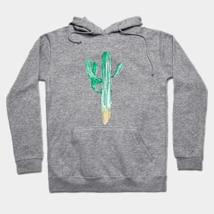 Watercolor Saguaro Hoodie